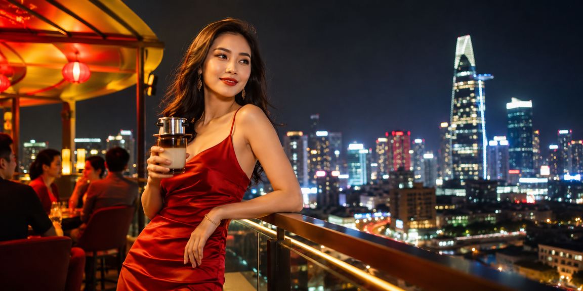Người dùng xem kèo bóng đá tại TP.HCM trên điện thoại cùng ly cà phê